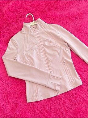 meadowsweet pink define jacket lululemon